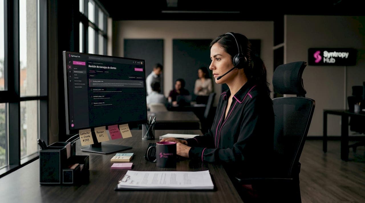 Flujo atención cliente automatizado paso a paso