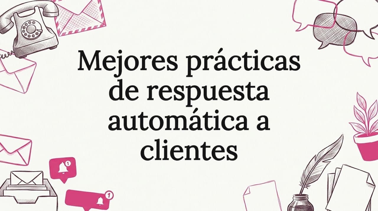 Mejores prácticas de respuesta automática a clientes