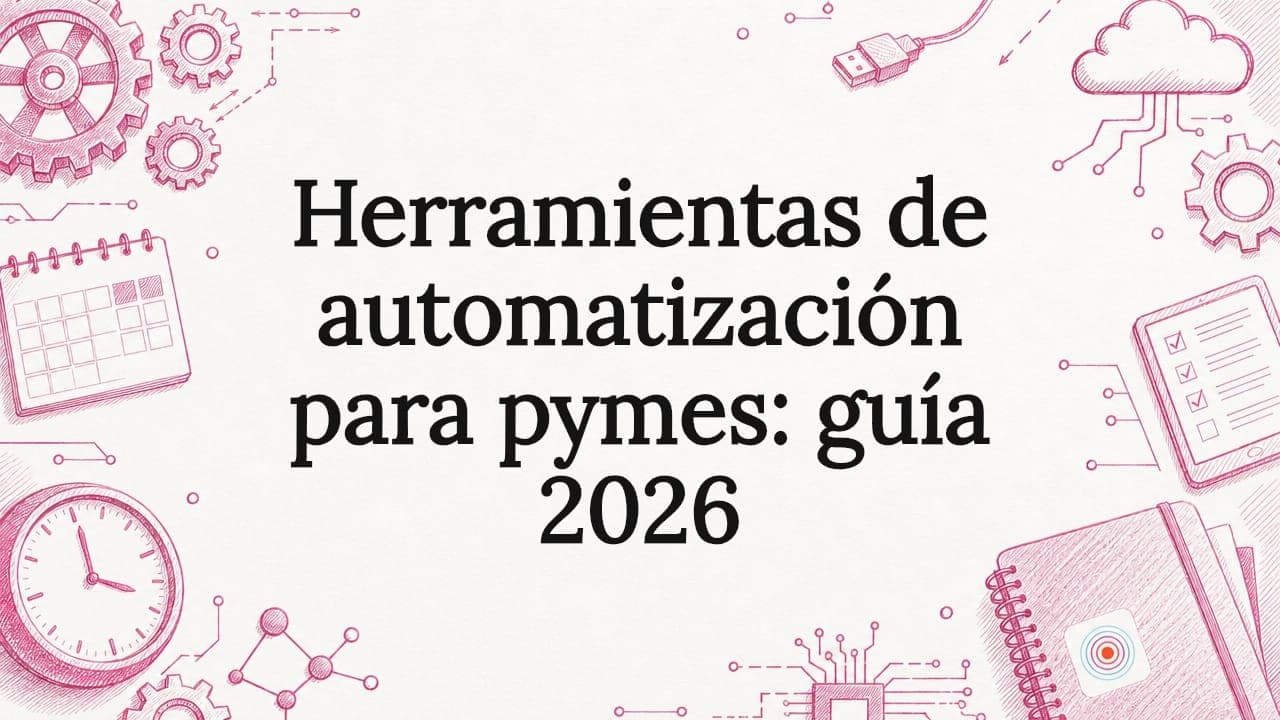 Herramientas de automatización para pymes: guía 2026