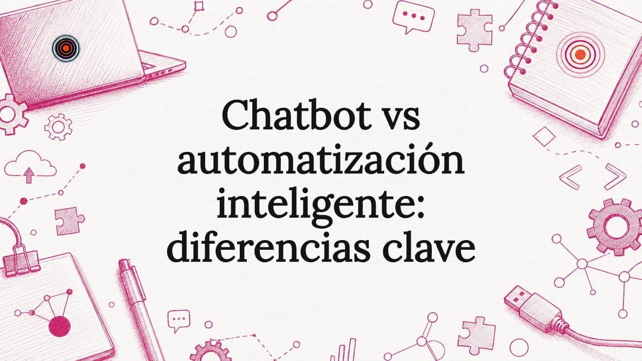 Chatbot vs automatización inteligente: diferencias clave
