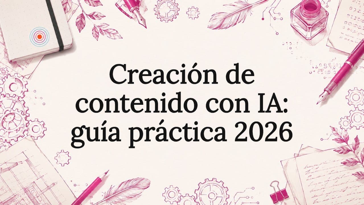 Creación de contenido con IA: guía práctica 2026