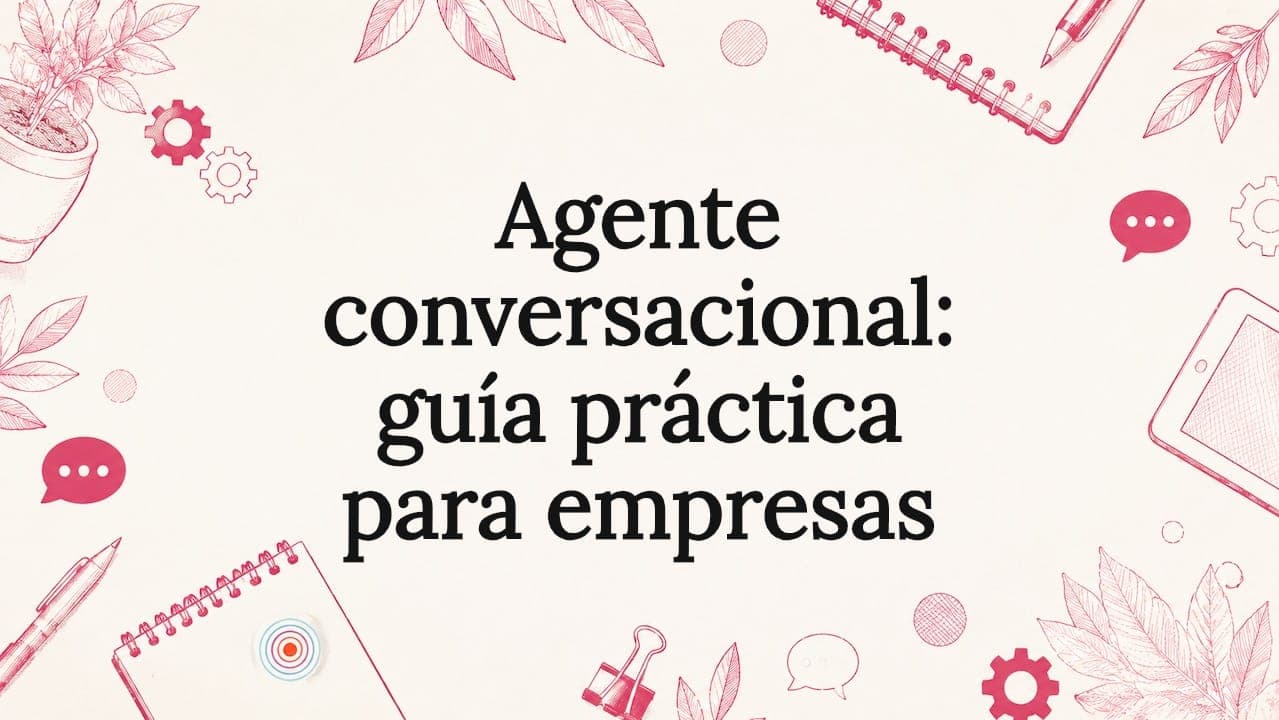 Agente conversacional: guía práctica para empresas