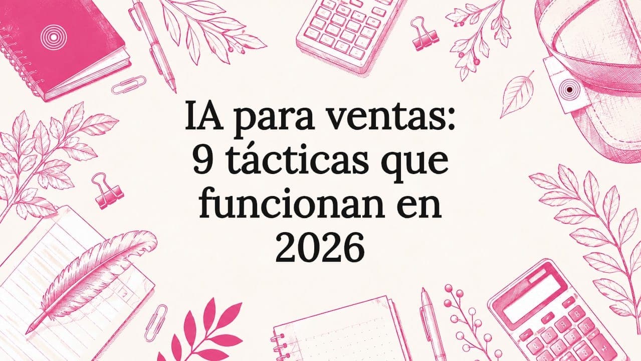 IA para ventas: 9 tácticas que funcionan en 2026