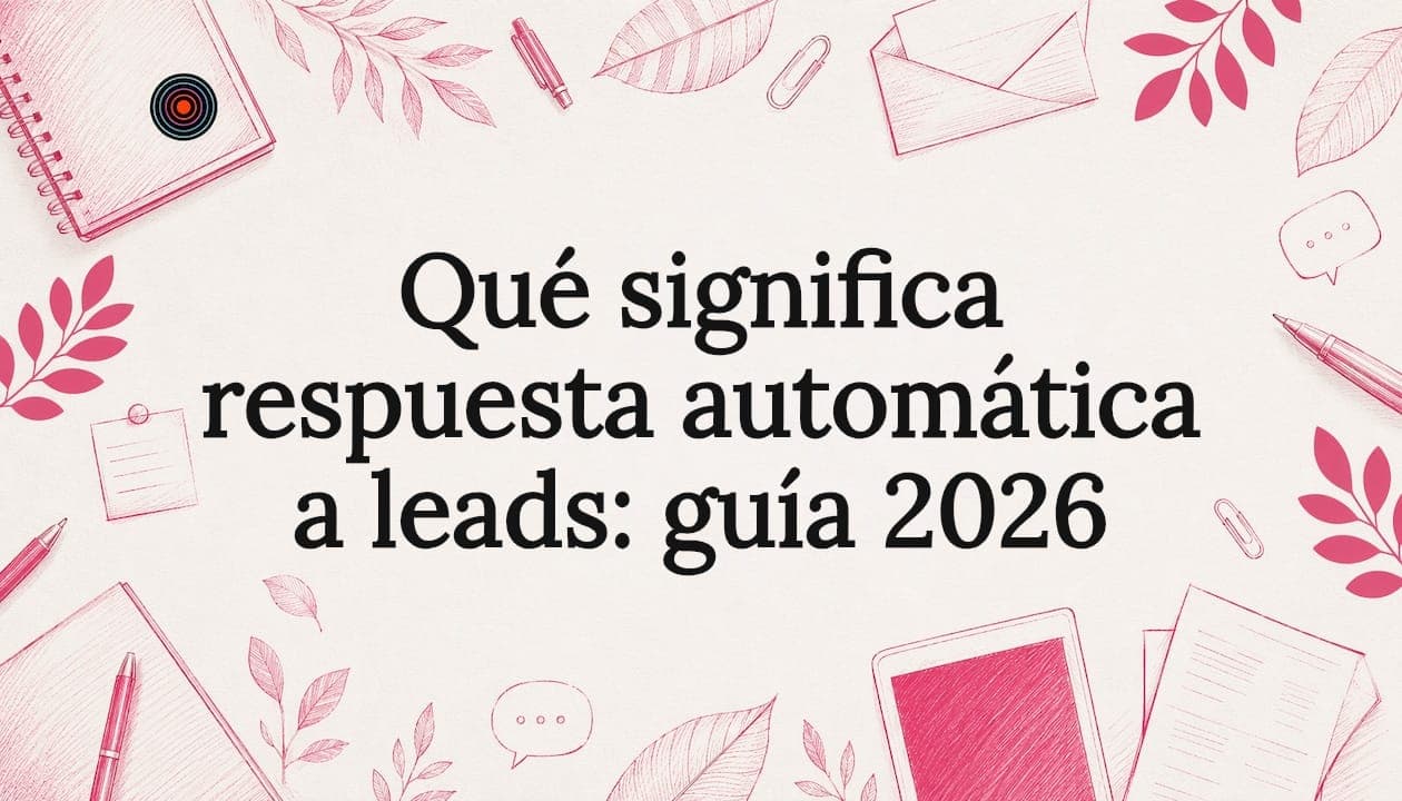 Qué significa respuesta automática a leads: guía 2026