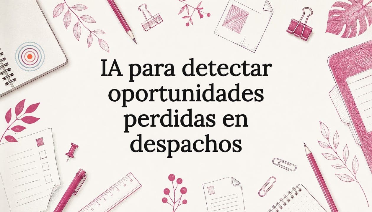 IA para detectar oportunidades perdidas en despachos