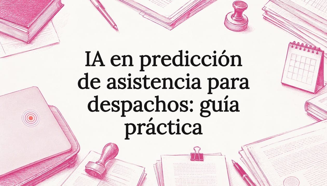 IA en predicción de asistencia para despachos: guía práctica
