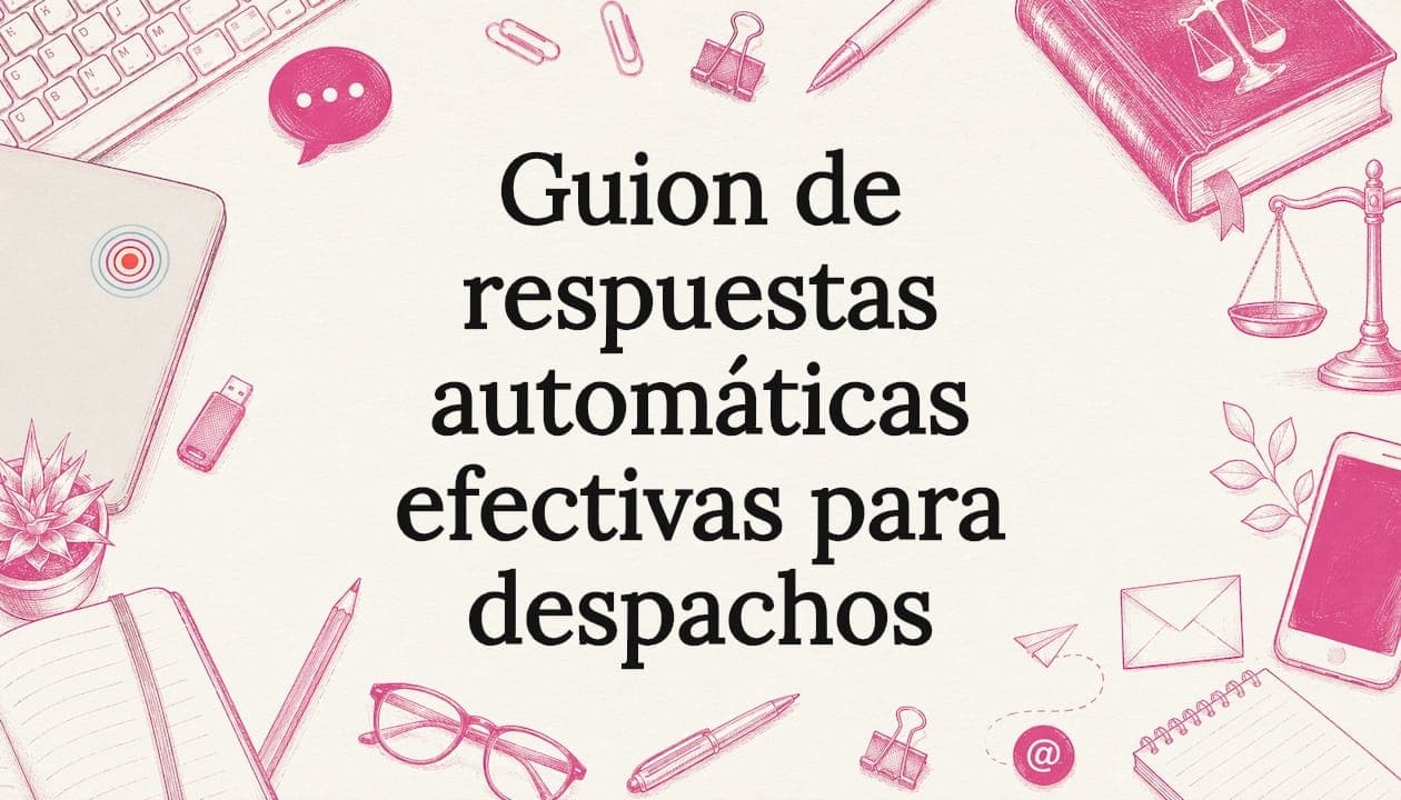 Guion de respuestas automáticas efectivas para despachos