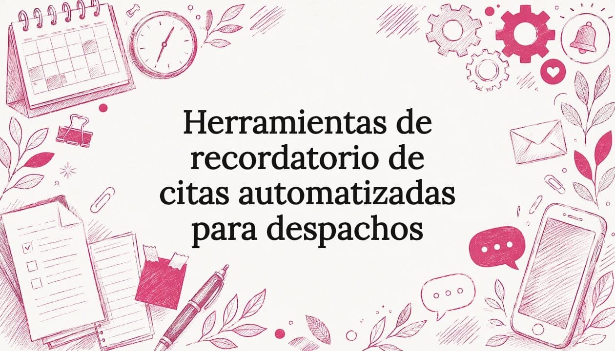 Herramientas de recordatorio de citas automatizadas para despachos