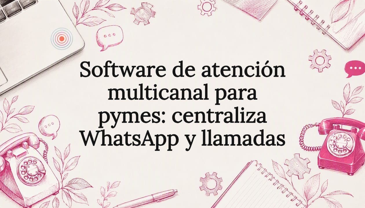 Software de atención multicanal para pymes: centraliza WhatsApp y llamadas
