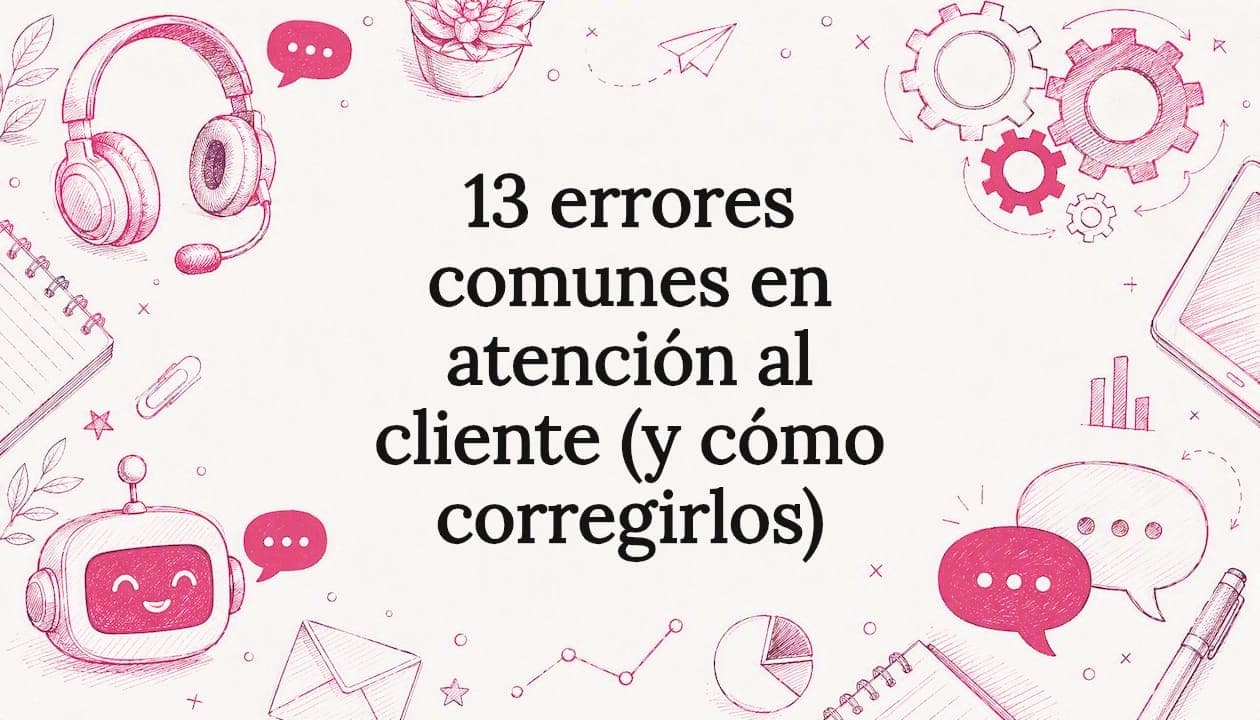 13 errores comunes en atención al cliente (y cómo corregirlos)