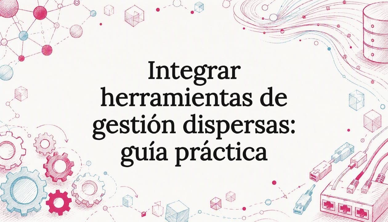 Integrar herramientas de gestión dispersas: guía práctica
