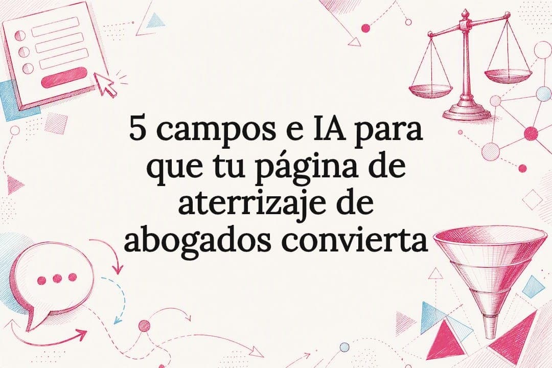 5 campos e IA para que tu página de aterrizaje de abogados convierta