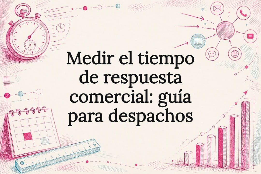Medir el tiempo de respuesta comercial: guía para despachos