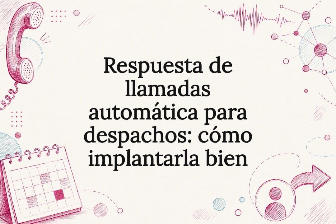 Respuesta de llamadas automática para despachos: cómo implantarla bien