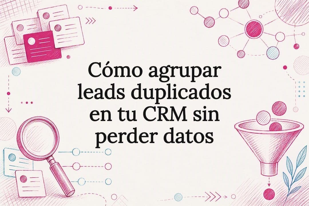 Cómo agrupar leads duplicados en tu CRM sin perder datos